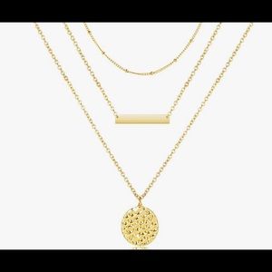 Gold Coin Multi-Layer Choker Necklace I ♥️ you!